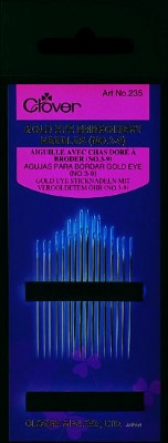 Gold Eye Emb Ndls#3/9