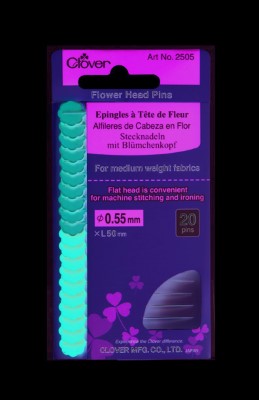 Flower Head Pins (20 Pc) (Carded)