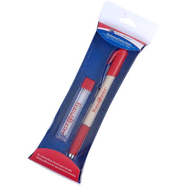 Mechanical Fabric Pencil set w/Refill White