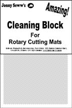 Amazing Cleaning Block for Rotary Cutting Mats.