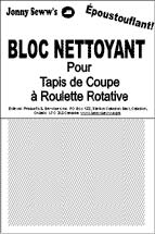 Amazing Cleaning Block for Rotary Cutting Mats.FRENCH