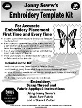 Jonny Seww's Embroidery Template Kit