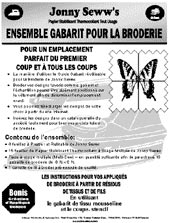 Jonny Seww's Embroidery Template Kit FRENCH