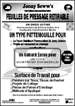 Jonny Seww's Press-On Release Sheets FRENCH