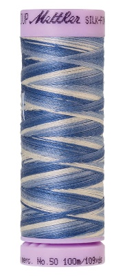 Mettler Silk Finish Cotton Multi 100M Clear Sky