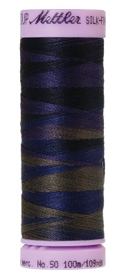 Mettler Silk Finish Cotton Multi 100M Deep Night