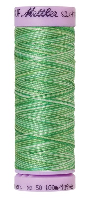Mettler Silk Finish Cotton Multi 100M Minty