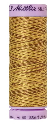 Mettler Silk Finish Cotton Multi 100M Choco Banana 