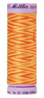 Mettler Silk Finish Cotton Multi 100M Orange Ana