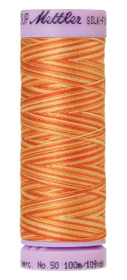Mettler Silk Finish Cotton Multi 100M Rust Ombre