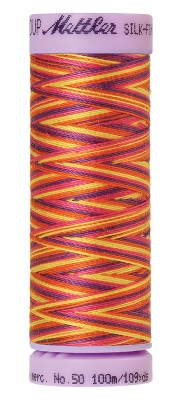 Mettler Silk Finish Cotton Multi 100M Smiley Mix