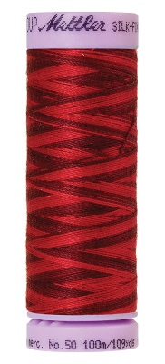 Mettler Silk Finish Cotton Multi 100M Midnight Garnet