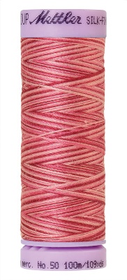 Mettler Silk Finish Cotton Multi 100M Cranberry Crush