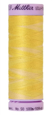 Mettler Silk Finish Cotton Multi 100M Canary Yellow