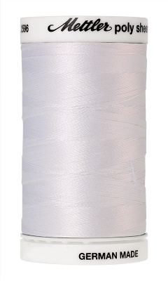 Mettler Poly Sheen 800M Thread White