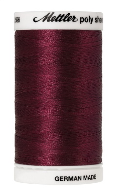 Mettler Poly Sheen 800M Thread Burgundy