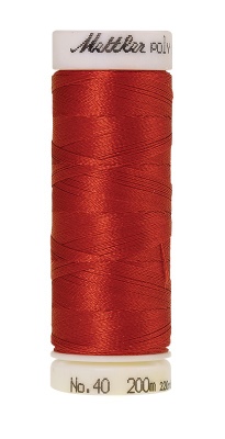 Mettler Poly Sheen 200M Thread Dark Rust