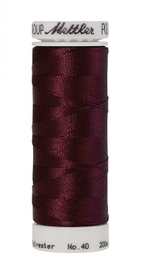 Mettler Poly Sheen 200M Thread Beet Red