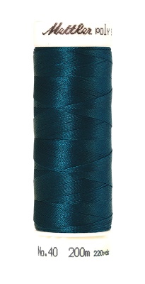 Mettler Poly Sheen 200M Thread Deep Sea Blue