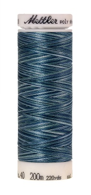 Mettler Poly Sheen Multi 200M Indigo Shades 
