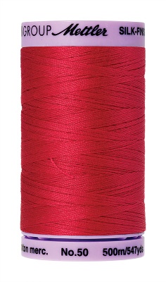 Mettler Silk Finish Cotton 500M Poinsettia (104/837)