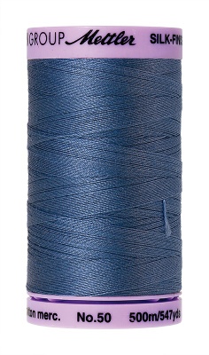Mettler Silk Finish Cotton 500M Smoky Blue (104/789)