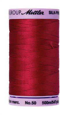 Mettler Silk Finish Cotton 500M Country Red (104/600)