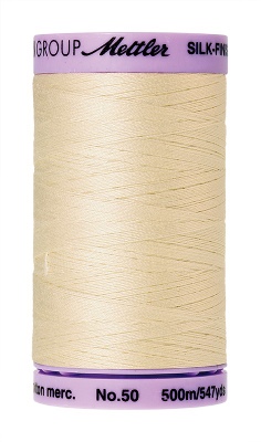 Mettler Silk Finish Cotton 500M Muslin (104/810)