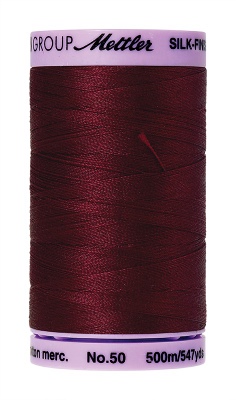 Mettler Silk Finish Cotton 500M Cranberry (104/602)