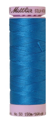 Mettler Silk Finish Cotton 150M Mediterranian Blue (105/892)