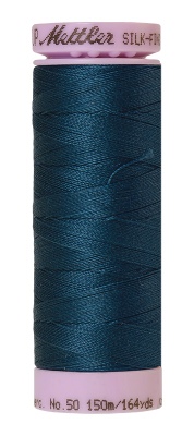 Mettler Silk Finish Cotton 150M Tartan Blue (NEW)