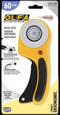 Olfa 60mm RTY-3/DX Ergonomic Rotary Cutter