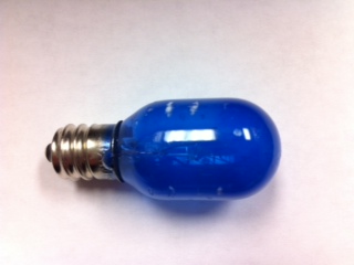 Light Bulb, Base Babylock, Blue