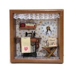 Mini Sewing Room with Clock