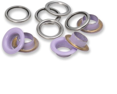 Prym Eyelets with washers 11mm refill lilac 20pc