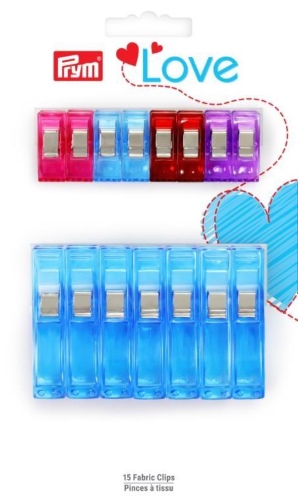 Prym Love Fabric Clips Mixed