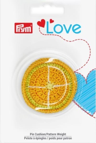 Prym Love Pin Cushion/Pattern Weights Orange