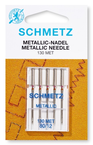 Schmetz Metallic Sewing Needle Size 80/12
