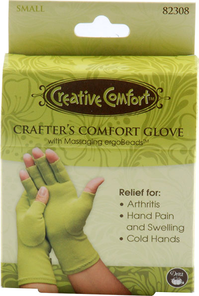 D82308 D82309 D82310 Dritz Crafter's Comfort Gloves Sm-Lg