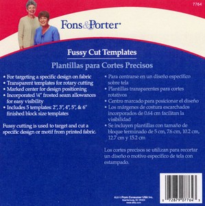 FP7764 Fussy Cut Templates