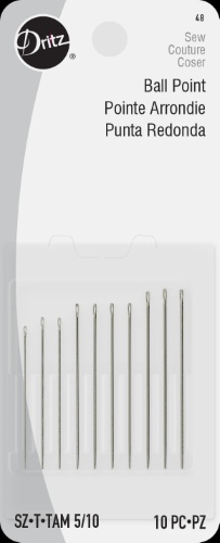Dritz Ball Point Hand Needles, Size 5/10, 10 Pc