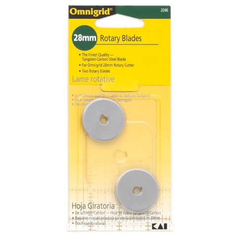 Omnigrid Rotary Replacement Blades 28mm 2Pc
