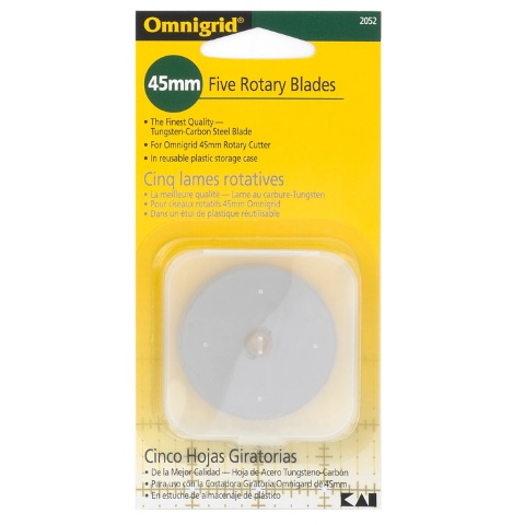 Omnigrid Rotary Replacement Blades 45mm 5Pc