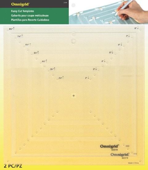 Omnigrid Fussy Cut Template Set