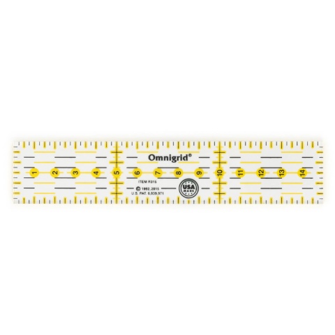 Rectangle Metric Ruler 3Cm X 15Cm
