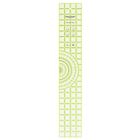 Omnigrid Omnigrip Protractor Ruler 4 x 24