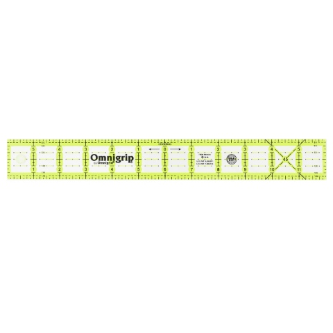Omnigrid Omnigrip Centring Ruler 1-1/2 x 12