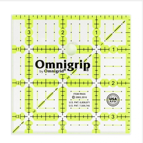 Omnigrid Omnigrip Ruler 3-1/2