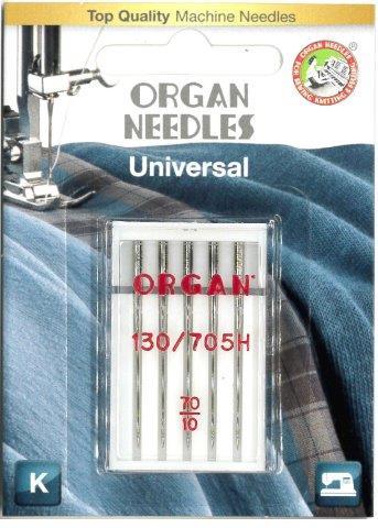 Organ Universal Needle Size #70/10 5 Pack