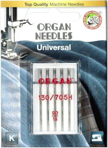 Organ Universal Needle Size #90/14 5 Pack